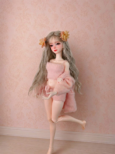 Puppenperücke 6 bjd msd - puppenperücke, 1/6