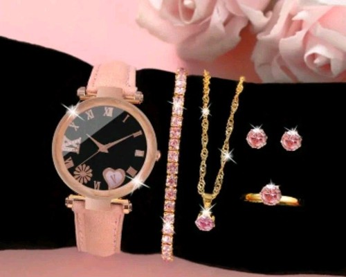 Set damen armbanduhr - set,