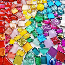 Mosaiksteine zum Basteln Mosaik Bastelset Kinder für Heim Deko Fotorahmen