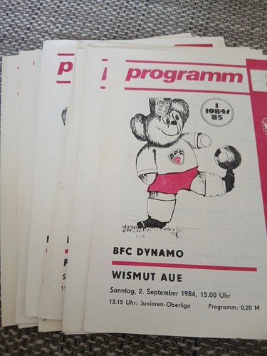 Programmhefte bfc dynamo - 13,