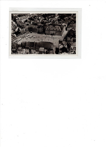 Luftbild vom marktplatz - luftbild-ak,