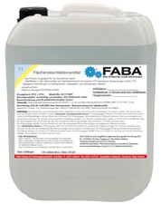 FABA Flächendesinfektionsmittel antibakteriell Desinfektionsmittel 5 L