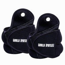 GORILLA SPORTS® Gewichtsmanschetten 2er Set Laufgewichte Handgelenke Fußgewichte