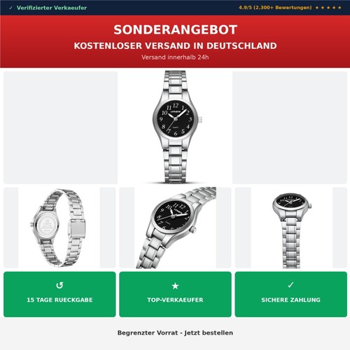 Damen armbanduhr edelstahl - armbanduhr,