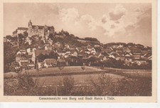 Ranis stadtpanorama und burg - stadtpanorama,