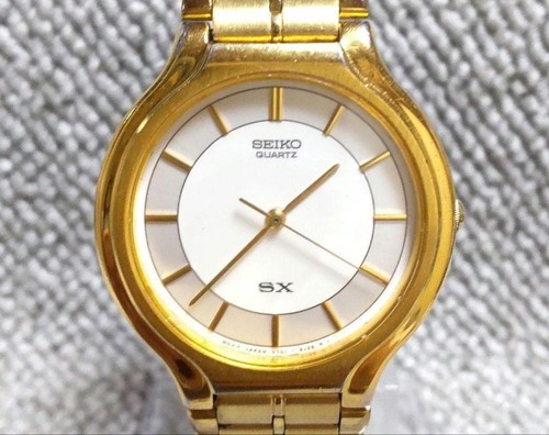 Seiko goldfarbene uhr aus - uhr,