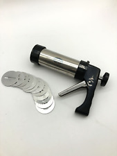 Dr. Oetker Profi Gebäckpresse Edelstahl inkl. 12 Formscheiben, spülmaschinenfest