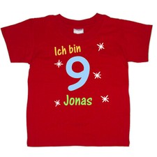 Geburtstag T Shirt  Ich bin 9