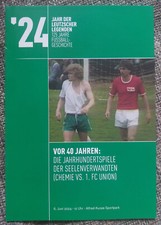 Programm Sonderheft Chemie Leipzig - 1.FC Union Berlin 06.07.2024 Jubiläumsspiel