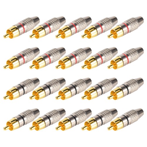 Stück cinch stecker - 20, cinch-stecker