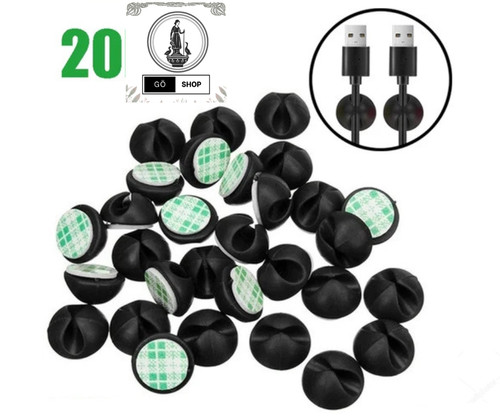 20x kabelclips selbstklebend - kabelclips,