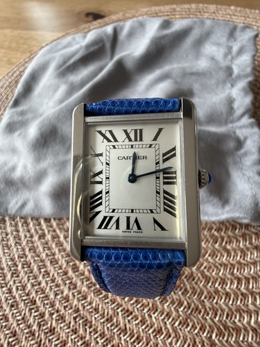 Cartier tank quarz rechteckig - quarz,