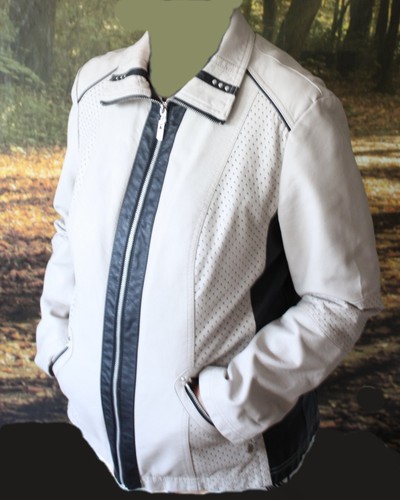 Damen kunstleder jacke - kunstleder,