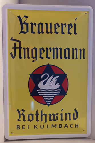 Blechschild bier brauerei - -,