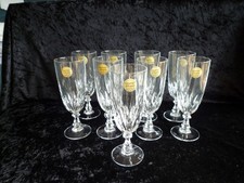9 Cristal d`Arques Sektgläser
