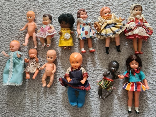 Verschiedene vintage puppen - verschiedene, vintage-puppen
