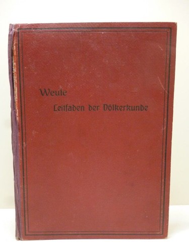 Leitfaden der völkerkunde - leitfaden,