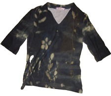 Caramasov Shirt, Größe M, Mädchen, Blau mit Blumenmuster