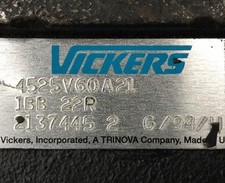 • Vickers Hydraulic Pump /