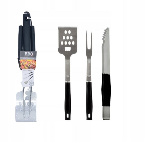 Edles grillbesteck set aus - edles,