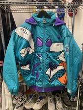 STARTER JACKE VINTAGE XLCHARLOTTE HORNETS NBA BIG LOGO NEU MIT ETIKETT
