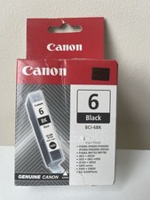 NEU Original Canon BCI-6BK Tintenpatrone Schwarz - Original OEM - Versiegelt