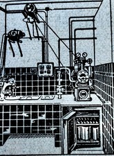 "KLEIN KÄLTE" Technik Mag L A RIEDINGER der 30er historic advert ZWIEBEL Swedish