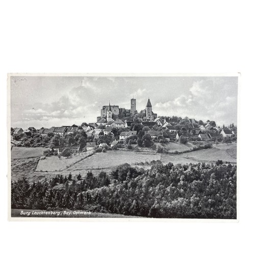 Postkarte burg leuchtenberg - postkarte,