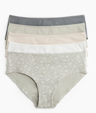 5 Pack Cotton Hipster Briefs -