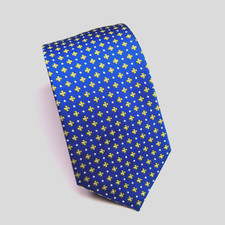 MIRTO Designer Krawatte Blau