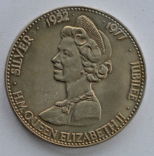 Großbritannien Medaille 1977 Elizabeth II. zum 25. Thronjubiläum 