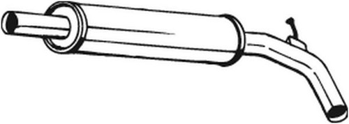 Bosal mittelschalldämpfer - bosal,