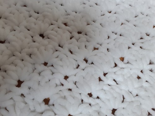Neu selbst gestrikt decke - neu, selbst-gestrikt