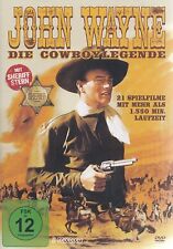 John Wayne - Die Cowboylegende - 21 Spielfilme + Sheriffstern [8 DVDs] NEU/OVP