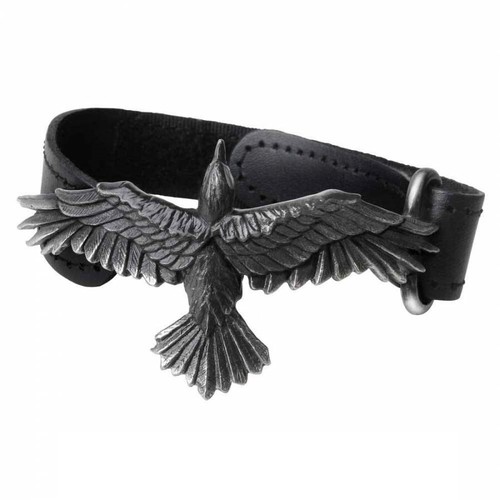 Armband lederarmband rabe - armband,