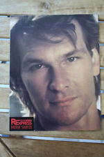 Patrik Swayze.Mini-Poster aus Rennbahn Express Treffpunkt.80iger Jahre.Rarität