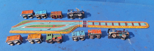 Blechbahn set aufzieh - x,