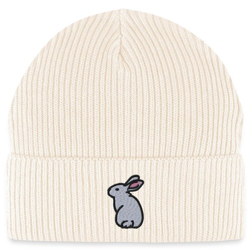 Hase bestickt bio fisherman - hase,