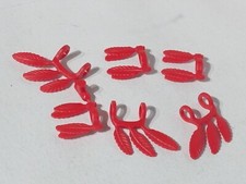 PLAYMOBIL x6 ROTE FEDERN TIPI LANCE TIPIS LANZE INDIANER INDIANER WESTINDIANE...