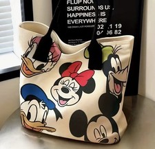 LUXUS DESIGNER TASCHE DISNEY MICKEY CARTOON CANVAS TASCHE SHOPPER ca. 39*32*9cm