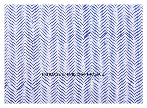 Baumwollstoff voile blau - baumwollstoff,