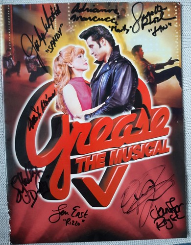 Programmheft musical grease - musical, "grease"