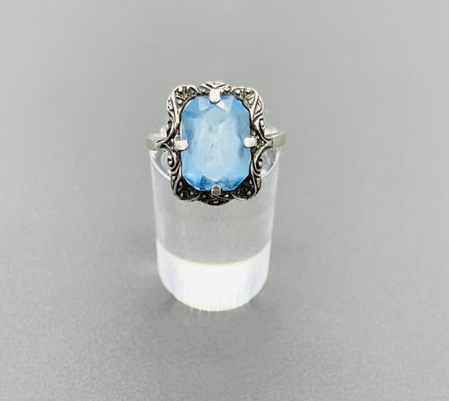 835 silberring mit - 835/-,