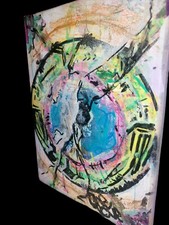 Abstrakt leinwand wandbild - leinwand,