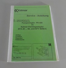 Reparaturanleitung Sigma Pumpenregler PR 400 für Kalmar Gabelstapler von 01/1999