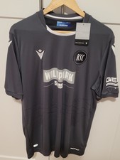 Super seltenes Original KSC Trikot "WILDPARK" mit Flutlicht Applikationen 2 XL 