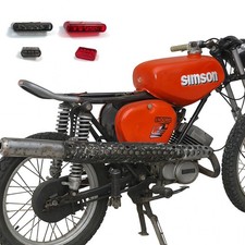 Simson S50 S51 S70 Cafe Racer Loop Kick Up + LED Rücklicht Gutachten Heckrahmen