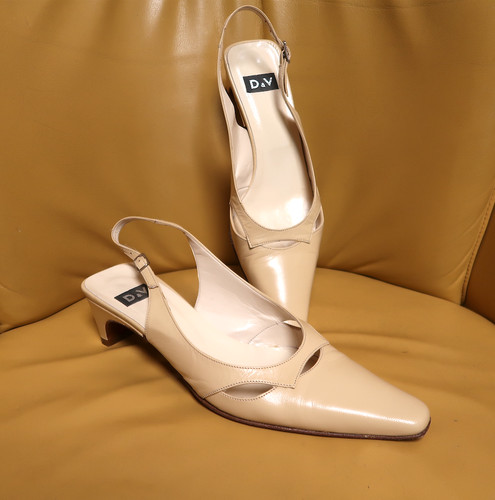 Designer sling pumps - ,