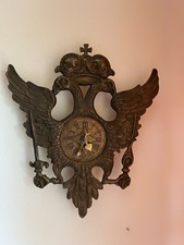 Antiker Wanduhr Doppeladler