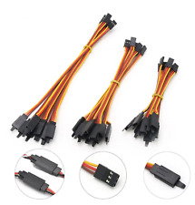 ✅ Servokabel JR Graupner Futaba + Verschluß Haken Hook 15 20 30 cm 22AWG Kabel ✅
